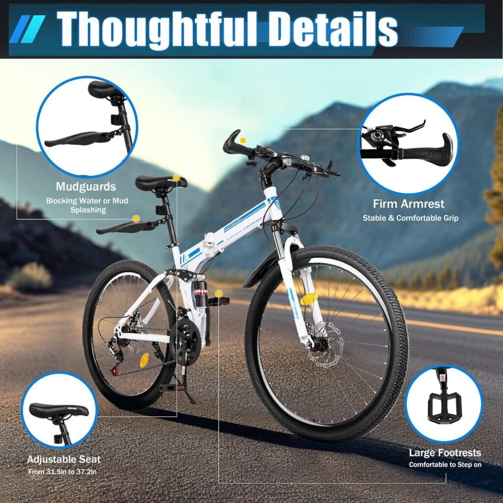 26 inch Folding Mountain Bike